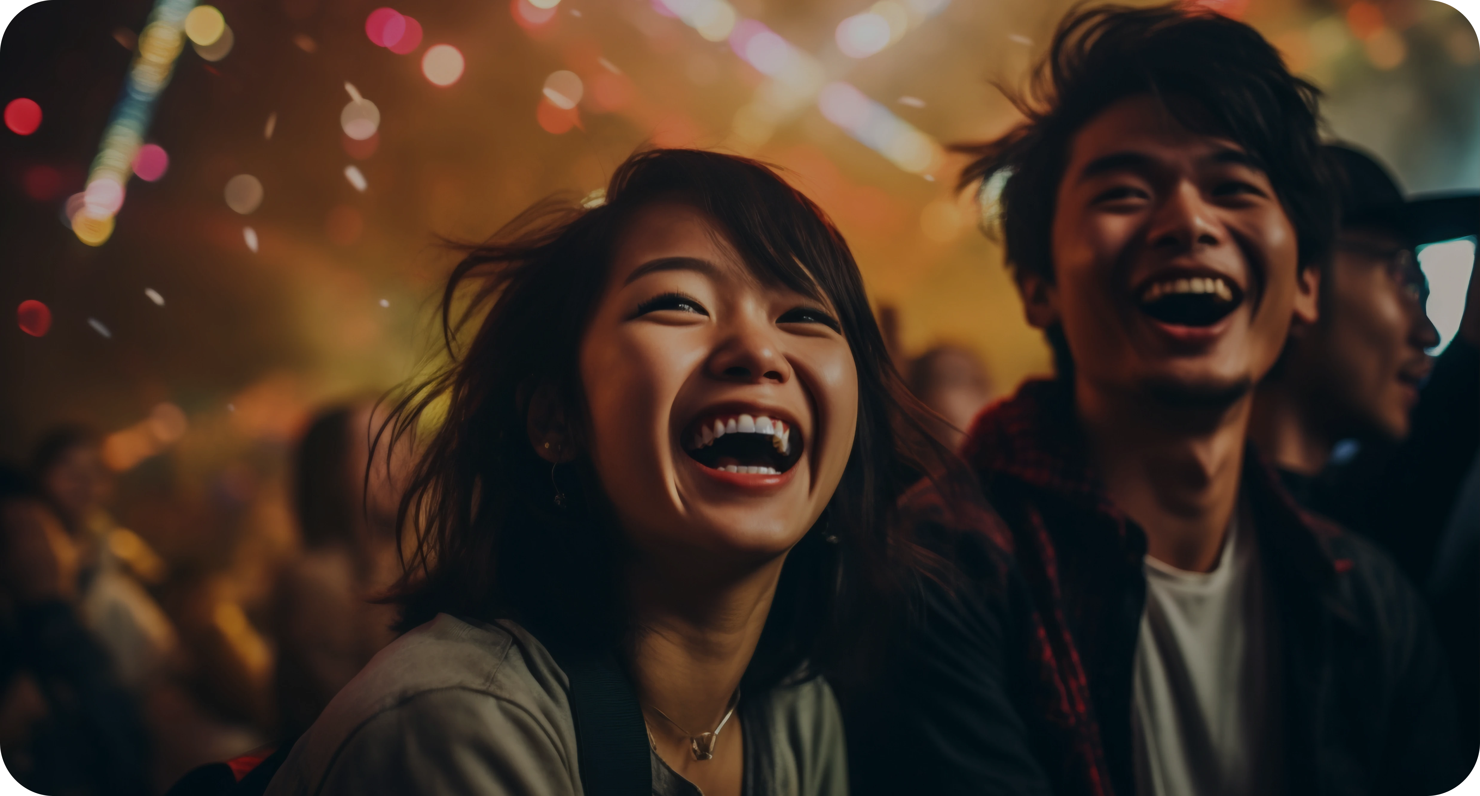 People enjoying karaoke